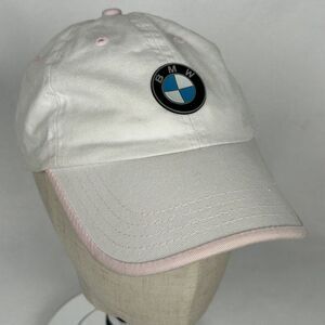 BMW Lifestyle Hat Youth "BMW Future Driver" Adjustable‎ Ball Cap Logo White/Pink